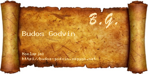 Budos Godvin névjegykártya